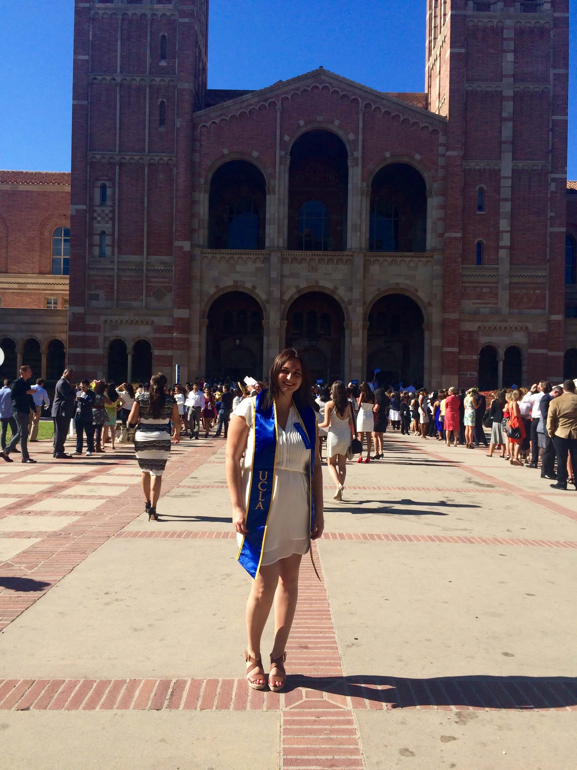 UCLA Extension Graduation Ceremony Gaelle in Los Angeles